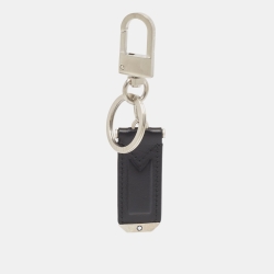 Montblanc Black Leather Meisterstuck Urban Key Fob