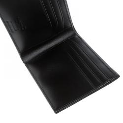 Pre Owned Montblanc Black Leather Miesterstuck Bifold Wallet