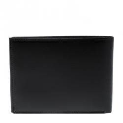 Pre Owned Montblanc Black Leather Miesterstuck Bifold Wallet