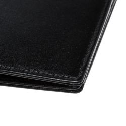 Pre Owned Montblanc Black Leather Miesterstuck Bifold Wallet