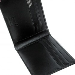 Pre Owned Montblanc Black Leather Meisterstuck Bifold Wallet