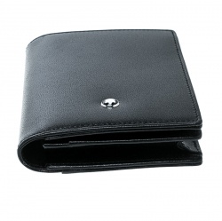 Pre Owned Montblanc Black Leather Meisterstuck Card Holder