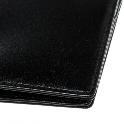 Pre Owned Montblanc Black Leather Meisterstuck Bifold Wallet