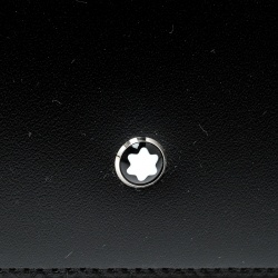 Pre Owned Montblanc Black Leather Miesterstuck Bifold Wallet