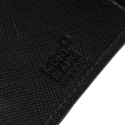Montblanc Beige Signature Coated Canvas Continental Wallet