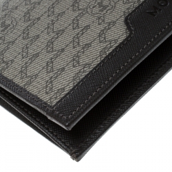 Montblanc Beige Signature Coated Canvas Continental Wallet