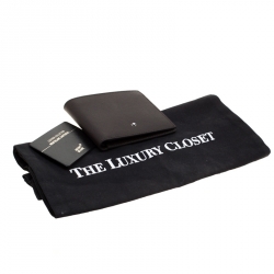 Montblanc Dark Brown Leather Bifold Wallet