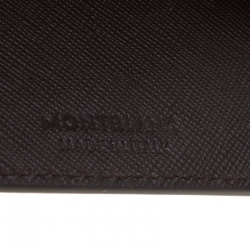 Montblanc Dark Brown Leather Bifold Wallet