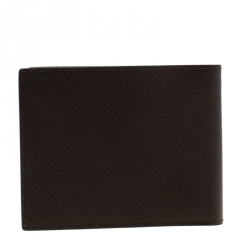 Montblanc Dark Brown Leather Bifold Wallet