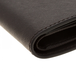 Montblanc Dark Brown Leather Bifold Wallet