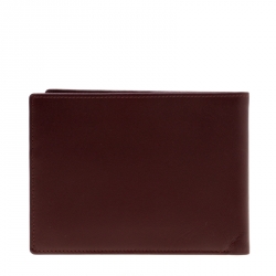 Pre Owned Montblanc Brown Leather Bifold Wallet