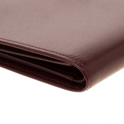 Pre Owned Montblanc Brown Leather Bifold Wallet