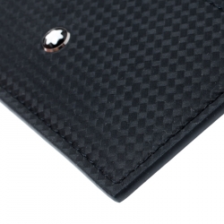 مملوكة مسبقًا Montblanc Navy Blue Leather Extreme Pocket 5CC