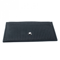 مملوكة مسبقًا Montblanc Navy Blue Leather Extreme Pocket 5CC