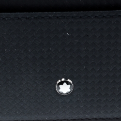 مملوكة مسبقًا Montblanc Navy Blue Leather Extreme Pocket 5CC