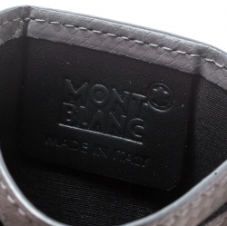 Pre Owned Montblanc Grey Leather Extreme Pocket 5CC