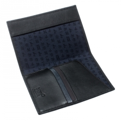 Montblanc Black Leather Unicef Passport Holder