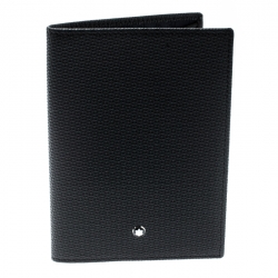 Montblanc Black Leather Unicef Passport Holder
