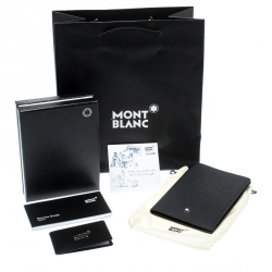 Montblanc Black Leather Unicef Passport Holder