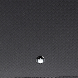 Pre Owned Montblanc Grey Leather Extreme Wallet 6CC