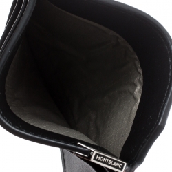 Pre Owned Montblanc Black Leather Urban Spirit Card Holder 6CC