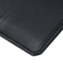 Pre Owned Montblanc Black Leather Urban Spirit Card Holder 6CC