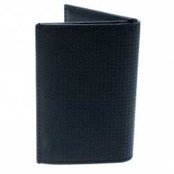 Pre Owned Montblanc Navy Blue Leather Extreme Business Card Holder 