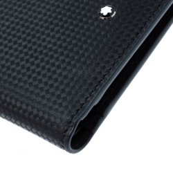 Pre Owned Montblanc Black Leather Extreme Wallet 6CC