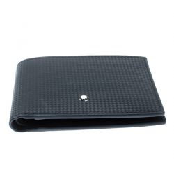 Pre Owned Montblanc Black Leather Extreme Wallet 6CC