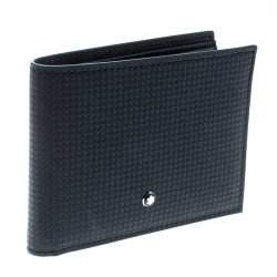 Pre Owned Montblanc Black Leather Extreme Wallet 6CC