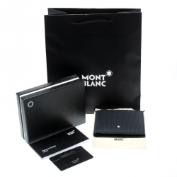 Pre Owned Montblanc Black Leather Extreme Wallet 6CC