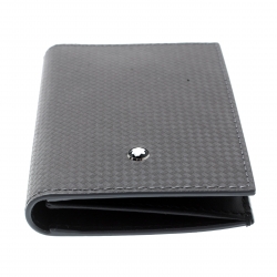 Pre Owned Montblanc Grey Leather Extreme Business Card Holder