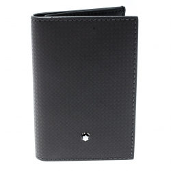 مملوكة مسبقًا Montblanc Grey Leather Extreme Business Card Holder 