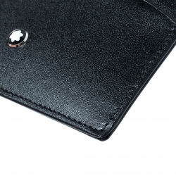 Montblanc Black Leather Meisterstuck Card Holder 6CC