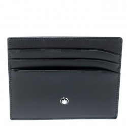 Montblanc Black Leather Meisterstuck Card Holder 6CC