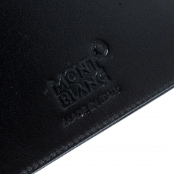 Pre Owned Montblanc Black Leather Meisterstuck Card Holder 6CC