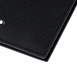 Pre Owned Montblanc Black Leather Westside Extreme 8CC Bifold Wallet