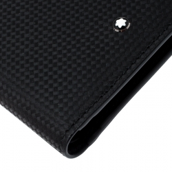 Pre Owned Montblanc Black Leather Westside Extreme 8CC Bifold Wallet