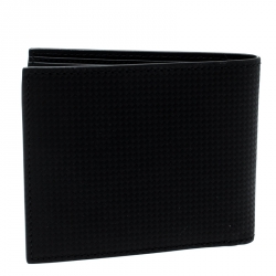 Pre Owned Montblanc Black Leather Westside Extreme 8CC Bifold Wallet