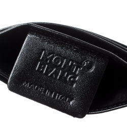 Pre Owned Montblanc Black Leather Meisterstuck 6CC Card Holder