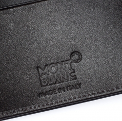 Pre Owned Montblanc Dark Brown Leather Meisterstück Bifold Wallet