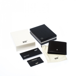 Pre Owned Montblanc Dark Brown Leather Meisterstück Bifold Wallet