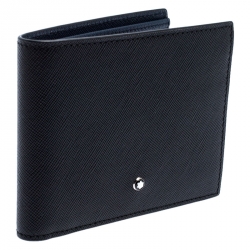 Montblanc Black Leather Sartorial Wallet 6CC