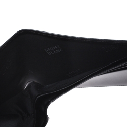 Pre Owned Montblanc Black Leather Meisterstuck Bifold Wallet