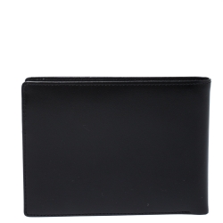 Pre Owned Montblanc Black Leather Meisterstuck Bifold Wallet