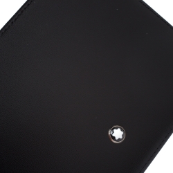 Pre Owned Montblanc Black Leather Meisterstuck Bifold Wallet