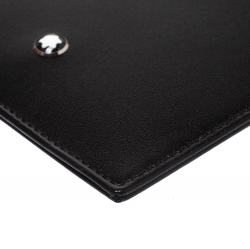 Montblanc Black Leather Sartorial Pocket 4cc with ID Card Holder