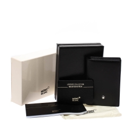 Montblanc Black Leather Meisterstuck Business Card Holder