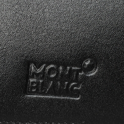 Pre Owned Montblanc Black Leather Meisterstuck Bifold Wallet