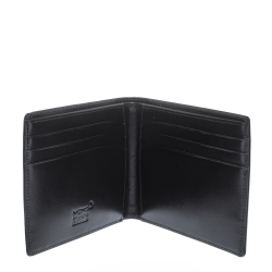 Pre Owned Montblanc Black Leather Meisterstuck Bifold Wallet